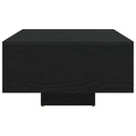 Kaffebord Svart Eik 85 X 55 X 31 Cm Konstruert Tre