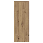 Led Sideboard Brun 41 X 37 X 100 Cm Konstruert Tre