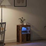 Led Sideboard Gammelt Tre 41 X 37 X 67 Cm Konstruert Tre
