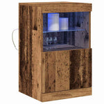 Led Sideboard Gammelt Tre 41 X 37 X 67 Cm Konstruert Tre
