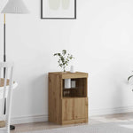 Led Sideboard Artisan Eik 41 X 37 X 67 Cm Konstruert Tre