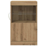 Led Sideboard Artisan Eik 41 X 37 X 67 Cm Konstruert Tre