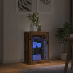 Led Sideboard Gammelt Tre 41 X 37 X 67 Cm Konstruert Tre