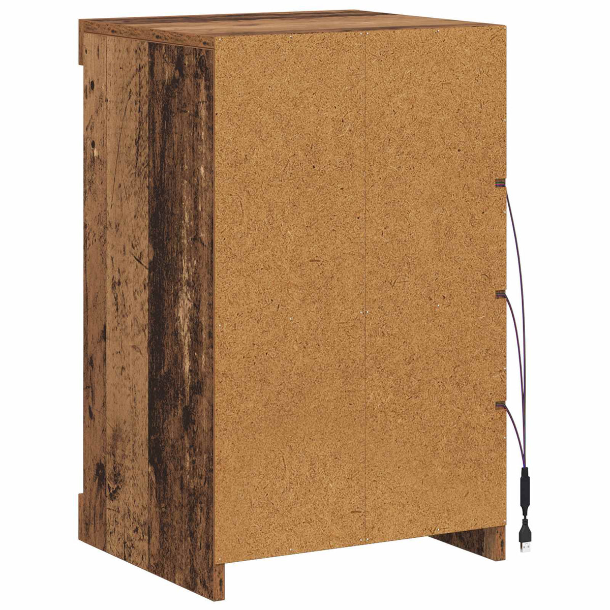 Led Sideboard Gammelt Tre 41 X 37 X 67 Cm Konstruert Tre