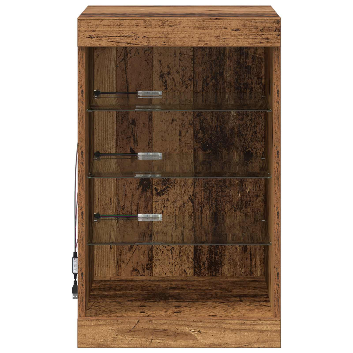 Led Sideboard Gammelt Tre 41 X 37 X 67 Cm Konstruert Tre