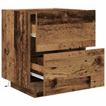 Nattbordskap Gammelt Tre 45 X 40 X 55 Cm Konstruert Tre