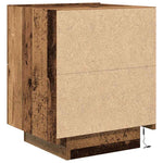 Nattbordskap Gammelt Tre 45 X 40 X 55 Cm Konstruert Tre