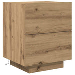 Nattbordskap Artisan Eik 45 X 40 X 55 Cm Konstruert Tre