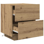 Nattbordskap Artisan Eik 45 X 40 X 55 Cm Konstruert Tre