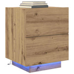 Nattbordskap Artisan Eik 45 X 40 X 55 Cm Konstruert Tre