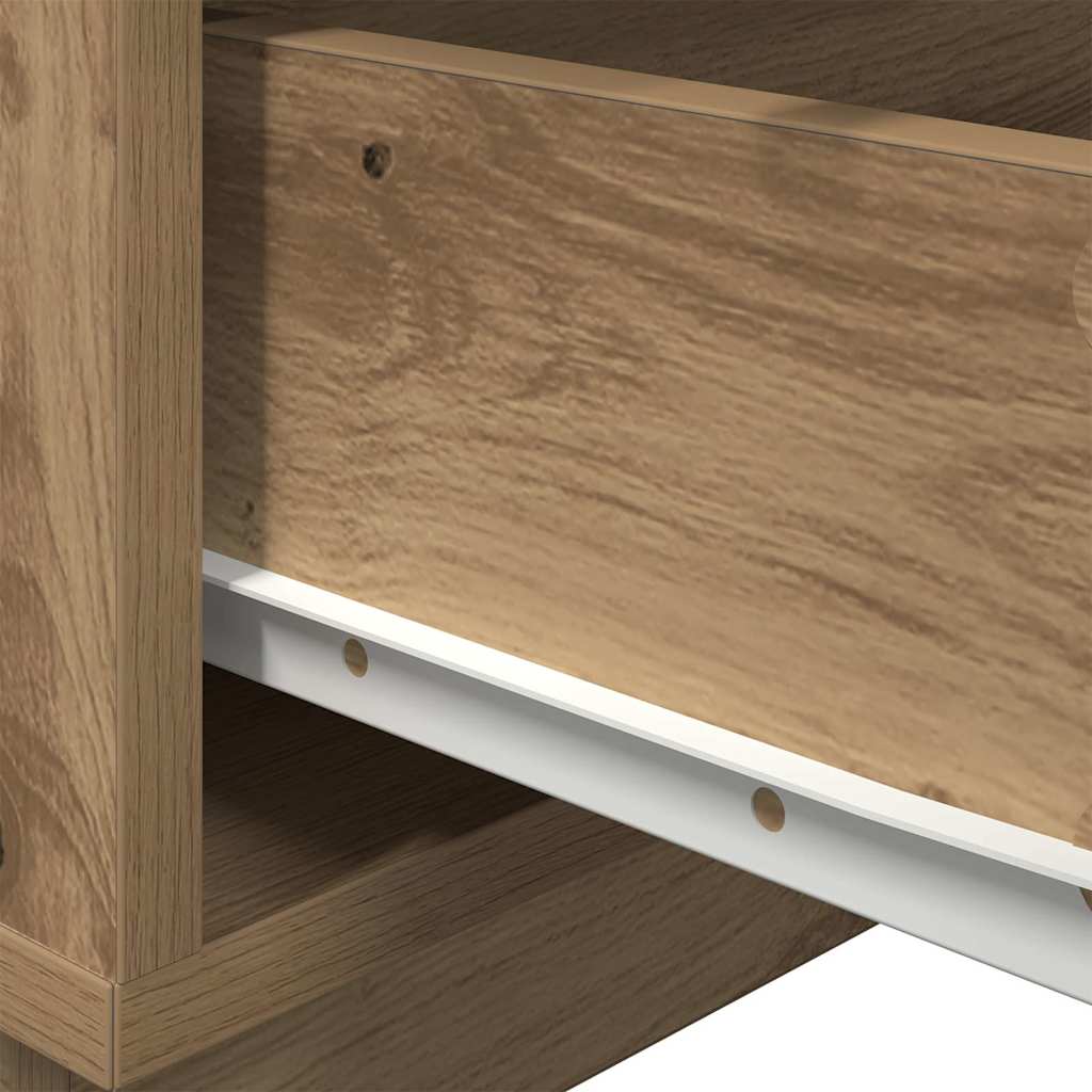 Nattbordskap Artisan Eik 70 X 36 X 40,5 Cm Konstruert Tre