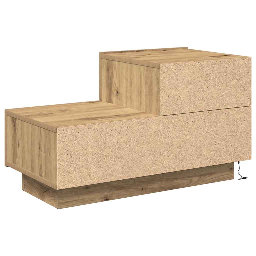 Nattbordskap Artisan Eik 70 X 36 X 40,5 Cm Konstruert Tre