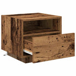 Nattbordskap Gammelt Tre 40 X 39 X 37 Cm Konstruert Tre
