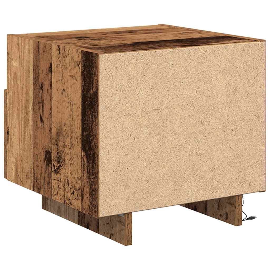Nattbordskap Gammelt Tre 40 X 39 X 37 Cm Konstruert Tre