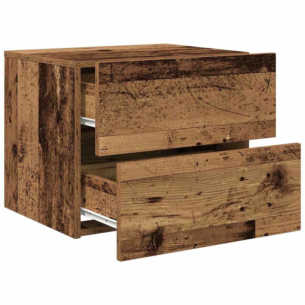 Nattbordskap Gammelt Tre 50 X 39 X 41 Cm Konstruert Tre