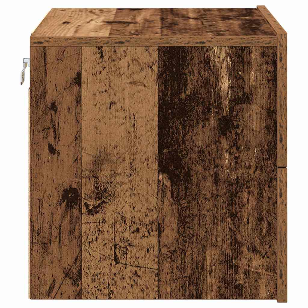 Nattbordskap Gammelt Tre 50 X 39 X 41 Cm Konstruert Tre