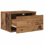 Vegghengt Nattbord Gammelt Tre 50 X 36 X 30 Cm Konstruert Tre