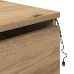 Vegghengt Nattbord Artisan Eik 50 X 36 X 30 Cm Konstruert Tre