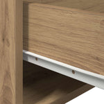 Vegghengt Nattbord Artisan Eik 50 X 36 X 30 Cm Konstruert Tre