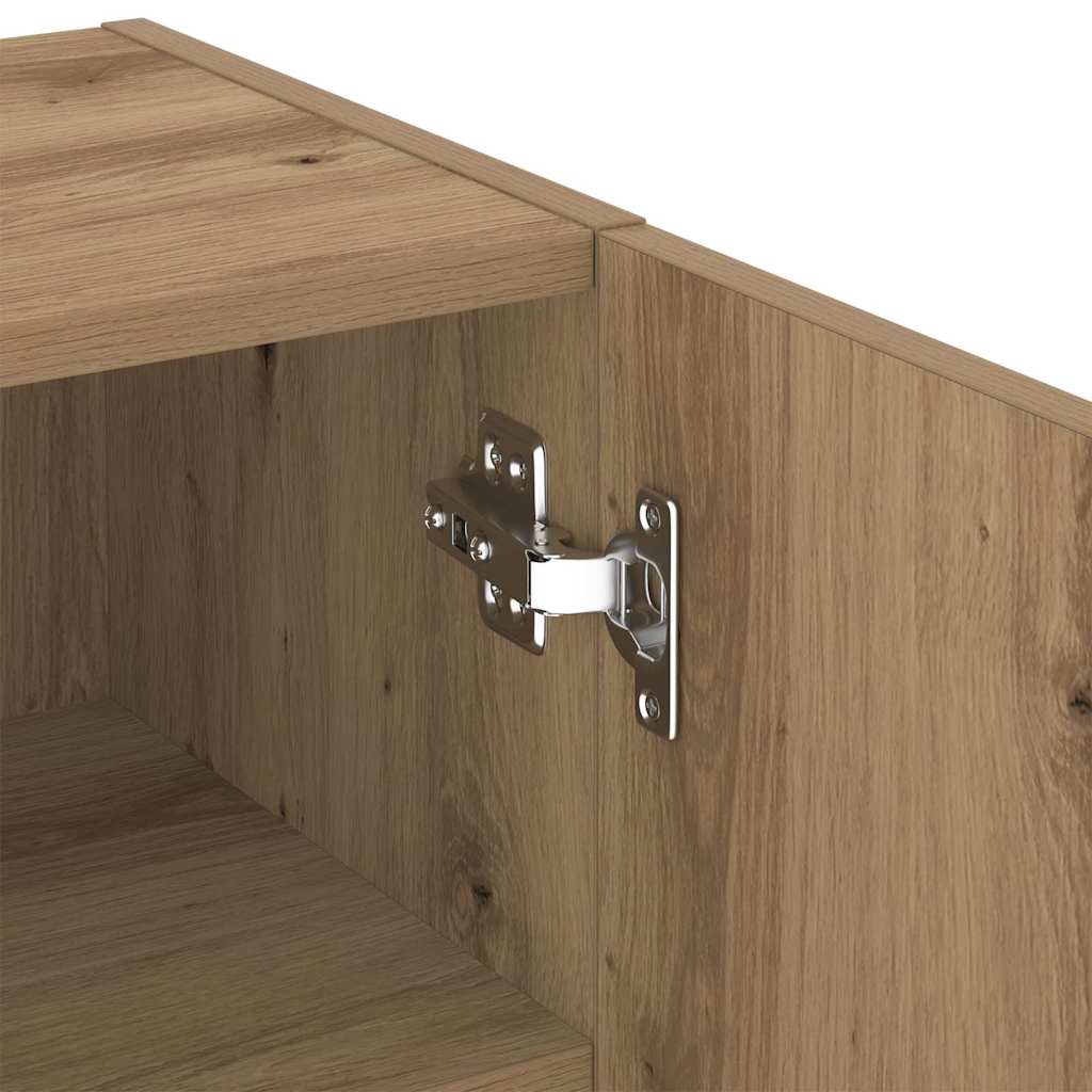 Tv-Benksett Artisan Eik 40,5 X 30 X 102 Cm Konstruert Tre