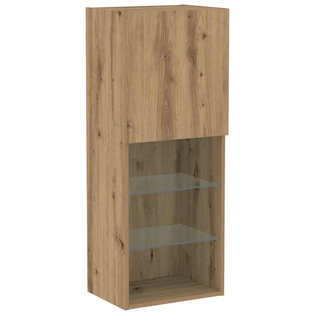 Tv-Benksett Artisan Eik 40,5 X 30 X 102 Cm Konstruert Tre