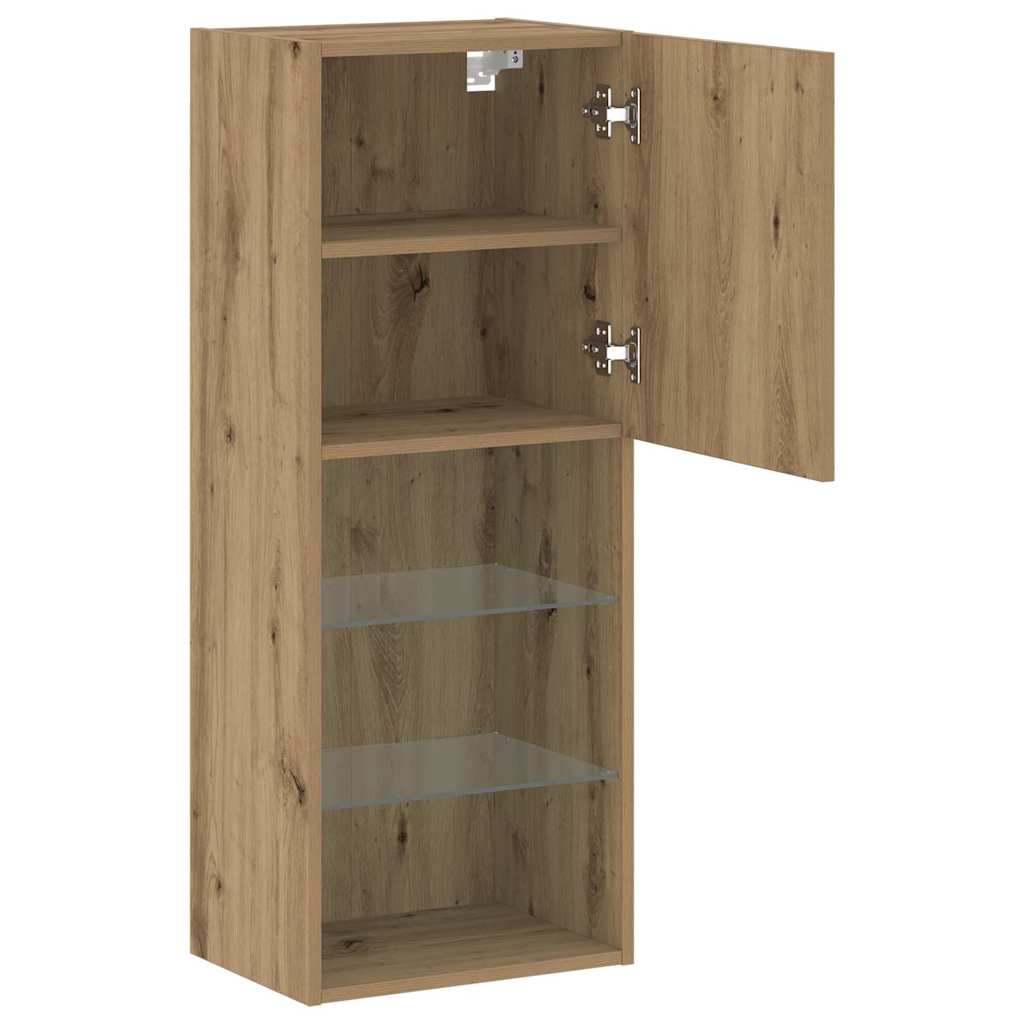 Tv-Benksett Artisan Eik 40,5 X 30 X 102 Cm Konstruert Tre