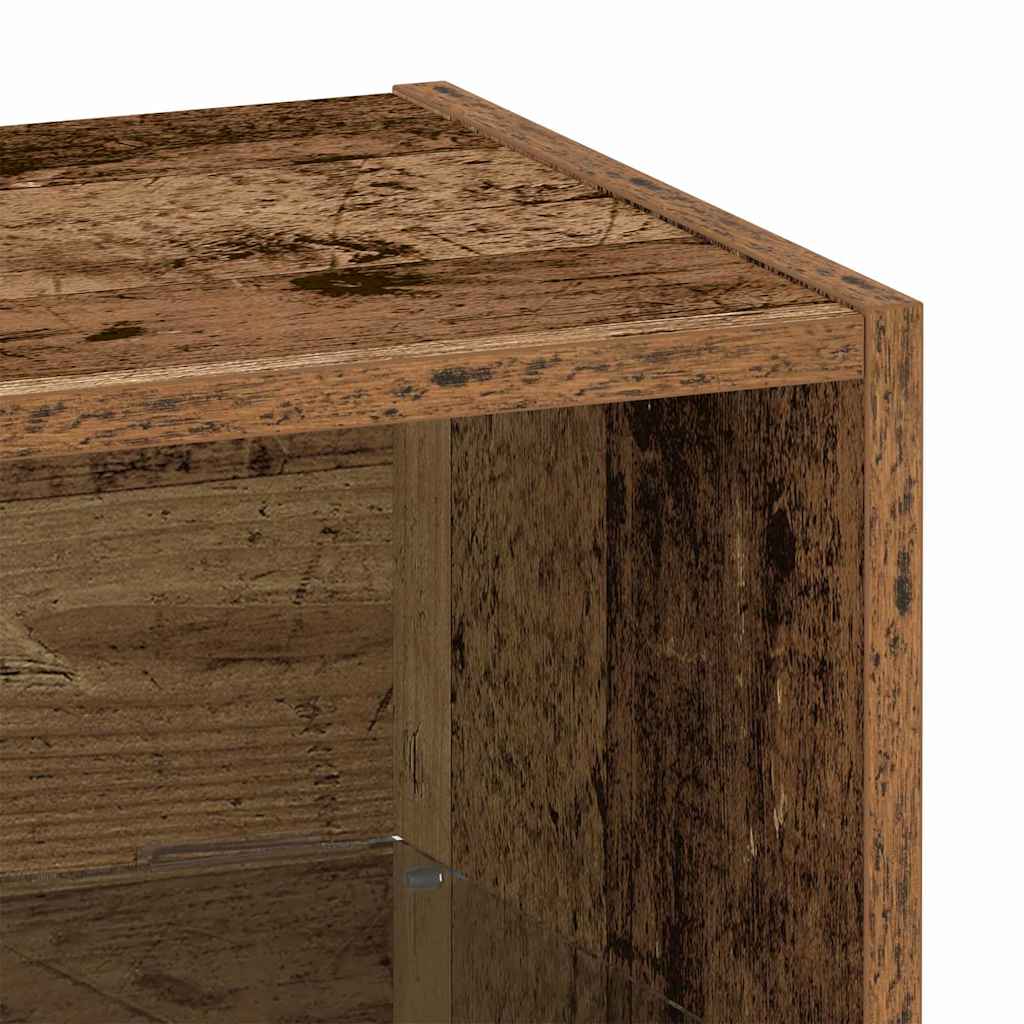 Flytende Hylle Med Hylle Brun 40 X 28.5 X 40 Cm Konstruert Tre