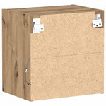 Flytende Hylle Med Hylle Brun 40 X 28.5 X 40 Cm Konstruert Tre