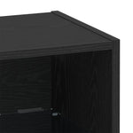 Flytende Hylle 2 Pcs Svart 40 X 28.5 X 40 Cm Konstruert Tre