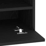 Tv-Benksett 2 Pcs Svart 40 X 30 X 60,5 Cm Konstruert Tre