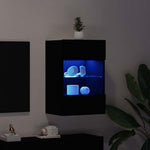 Tv-Benksett 2 Pcs Svart 40 X 30 X 60,5 Cm Konstruert Tre