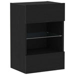 Tv-Benksett 2 Pcs Svart 40 X 30 X 60,5 Cm Konstruert Tre