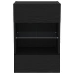 Tv-Benksett 2 Pcs Svart 40 X 30 X 60,5 Cm Konstruert Tre