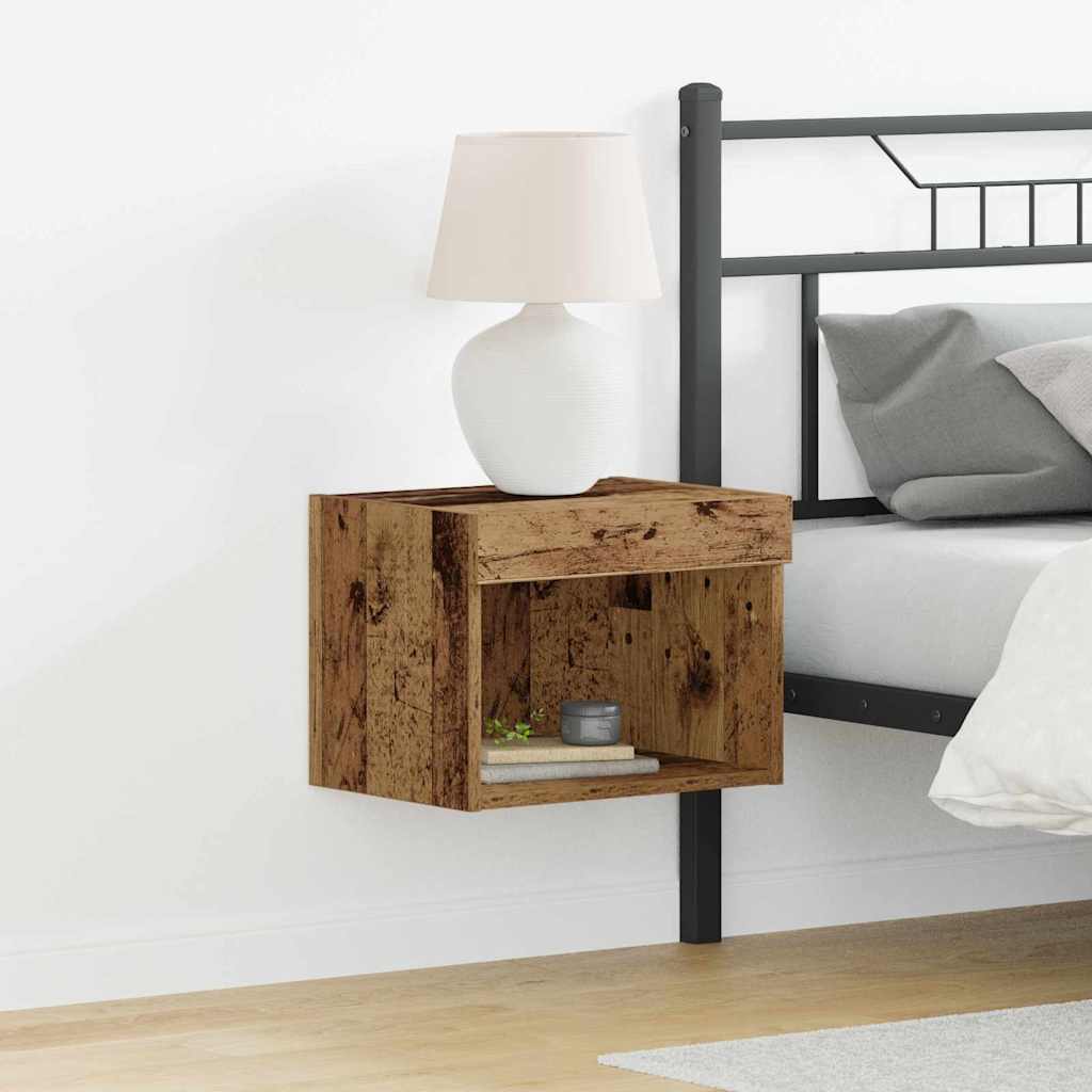 Tv-Benksett Gamle Tre 40 X 30 X 30 Cm Konstruert Tre