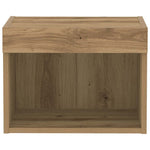 Tv-Benksett Artisan Eik 40 X 30 X 30 Cm Konstruert Tre