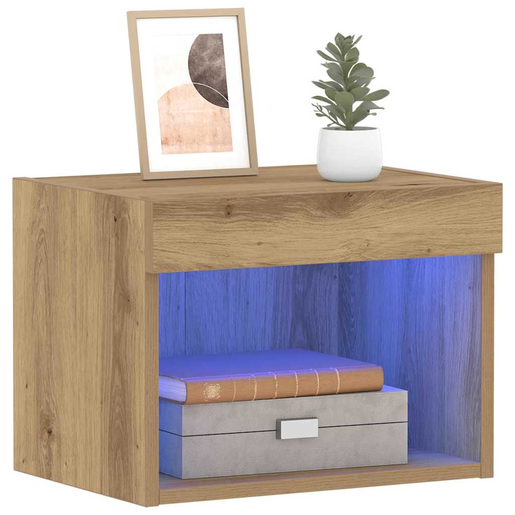 Tv-Benksett Artisan Eik 40 X 30 X 30 Cm Konstruert Tre