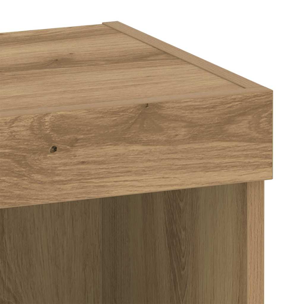 Tv-Benksett 2 Pcs Artisan Eik 40 X 30 X 30 Cm Konstruert Tre