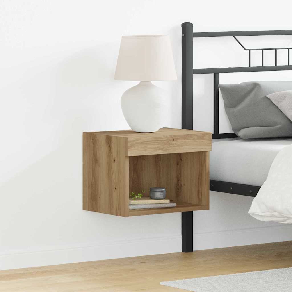 Tv-Benksett 2 Pcs Artisan Eik 40 X 30 X 30 Cm Konstruert Tre