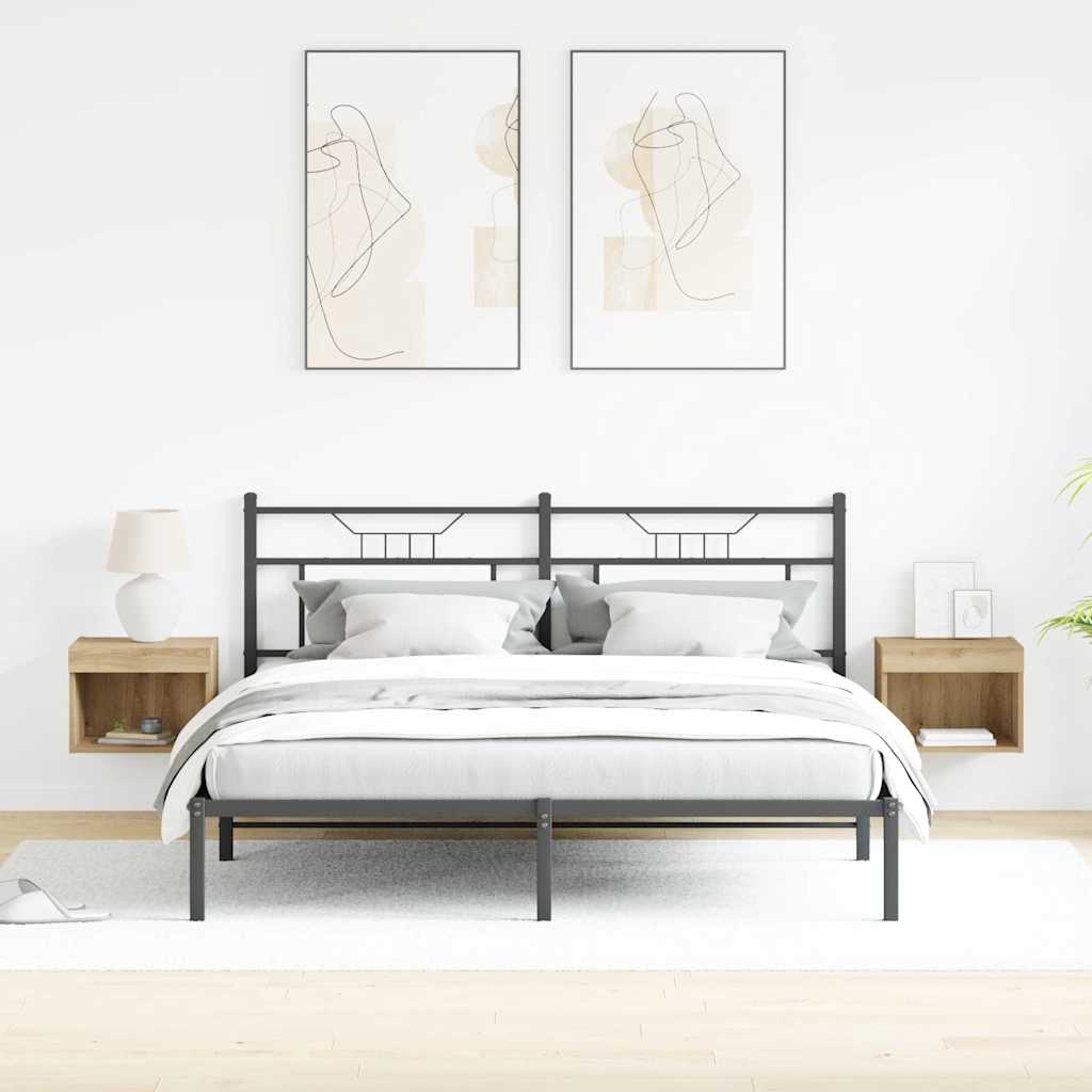 Tv-Benksett 2 Pcs Artisan Eik 40 X 30 X 30 Cm Konstruert Tre