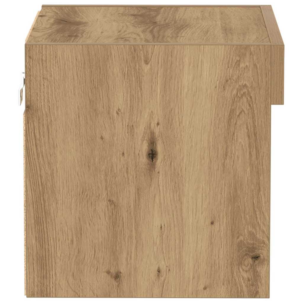Tv-Benksett 2 Pcs Artisan Eik 40 X 30 X 30 Cm Konstruert Tre