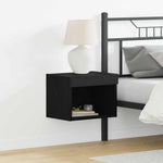 Tv-Benksett Svart Eik 40 X 30 X 30 Cm Konstruert Tre