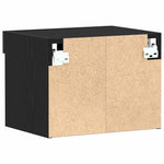 Tv-Benksett 2 Pcs Svart Eik 40 X 30 X 30 Cm Konstruert Tre