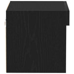Tv-Benksett 2 Pcs Svart Eik 40 X 30 X 30 Cm Konstruert Tre