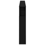 Led Hodegavl Svart Eik 220 X 18,5 X 103,5 Cm Konstruert Tre