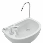 Camping Toalett Set 2 Pcs Grå 50,5 X 33 X 103 Cm