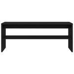 Tv-Benk Svart Eik 100X40X40 Cm Konstruert Tre