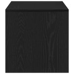 Tv-Benk Svart Eik 100X40X40 Cm Konstruert Tre