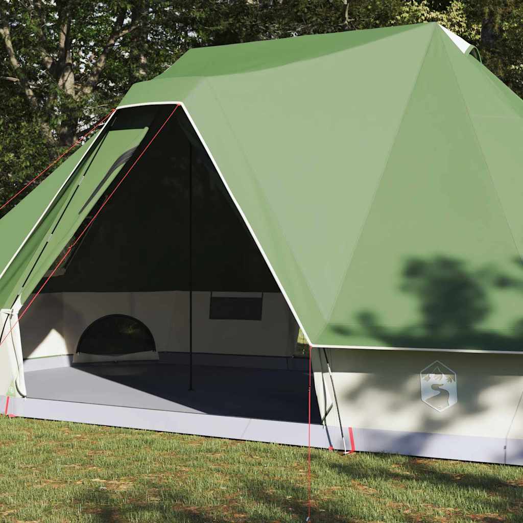 Tipi Telt Med Tak Med Lagring Grønn 680 X 430 X 270 Cm Taft