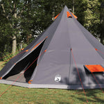 Tipi Telt Med Tak Grå Og Oransje 560 X 560 X 300 Cm Taft
