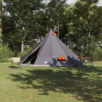Tipi Telt Med Tak Grå Og Oransje 560 X 560 X 300 Cm Taft
